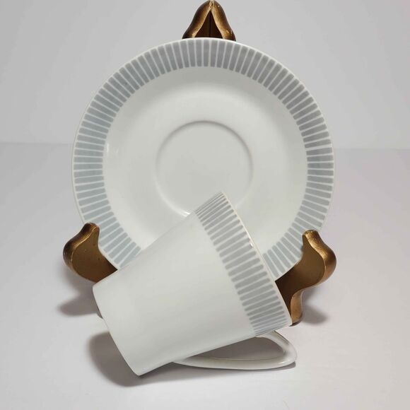 Upsala Ekeby Demitasse (Small) Cup and Saucer Sweden Vintage - Picture 8 of 8